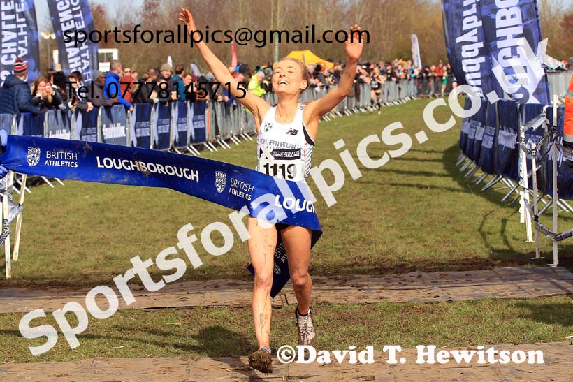Senior Womens 2023 UK CAU Inter Counties Cross Country Champs, Prestwold Hall, Loughborough. Photo: David T. Hewitson/Sports for All Pics